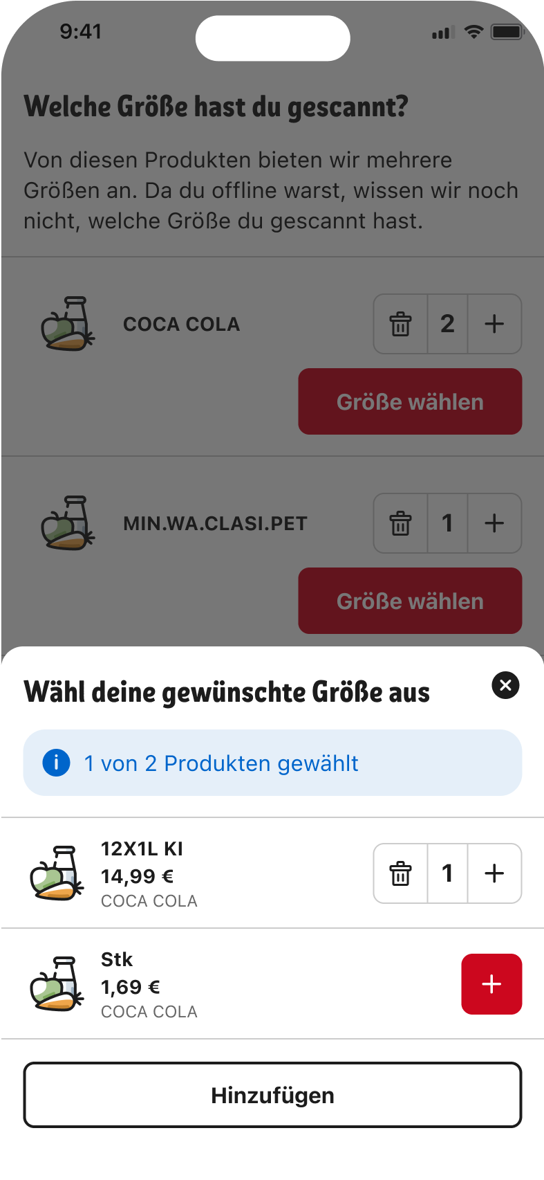 Barcodes for beverages can, for instance, belong to either a single bottle or entire crates. Here, clarification is needed.